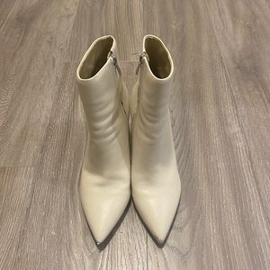 White/beige Marc Fisher Boots. Size 7.5